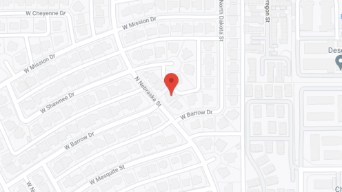 Map of the neighborhood around Paradise Village Adult Care