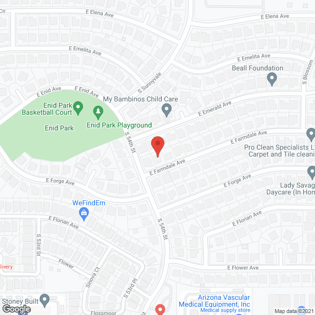 Jenny's Adult Care Home in google map