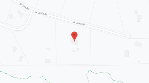 Map of the neighborhood around Evergreen Shelter Home
