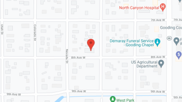 Diamond Peak of Gooding in google map