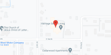 Heritage Senior Living in google map