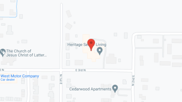 Heritage Senior Living in google map