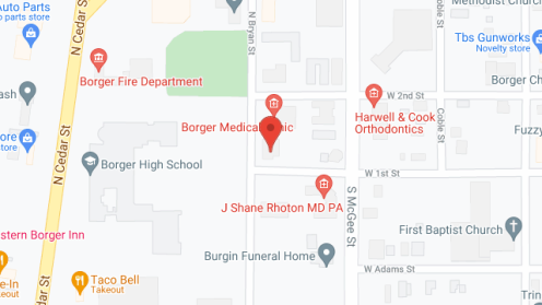 Map of the neighborhood around Golden Years