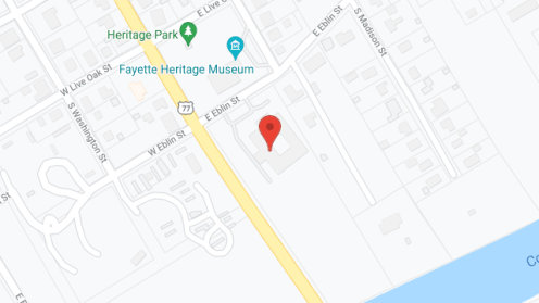 Map of the neighborhood around Jefferson Place Assisted