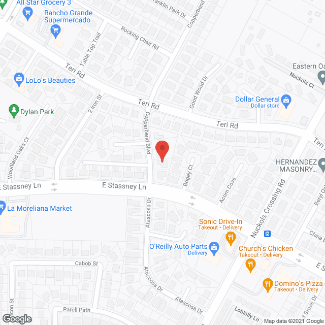 Living Center in google map