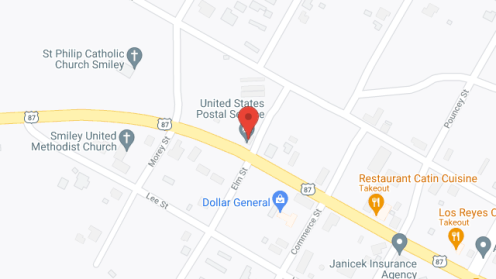 Map of the neighborhood around Smiley Community Residence