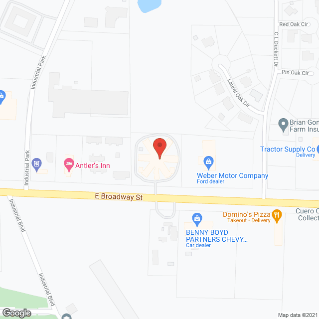 Cuero Nursing Ctr in google map