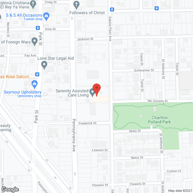 Serenity Home Care in google map