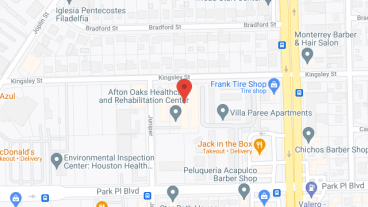 Afton Oaks Healthcare and Rehabilitation Cent in google map