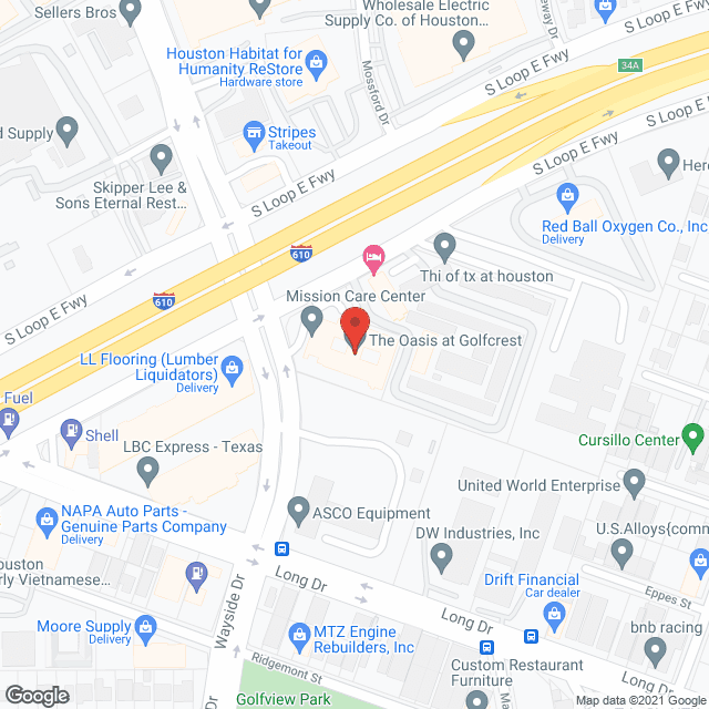 Heart of TX Health Care Ctr in google map