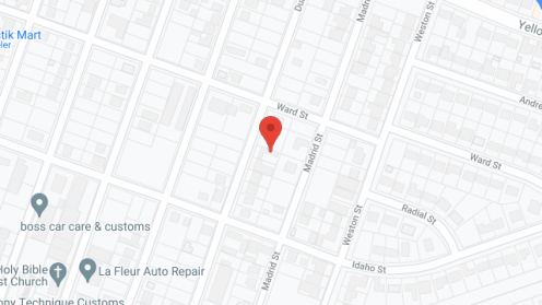 Map of the neighborhood around Four Pines Care and Transitional