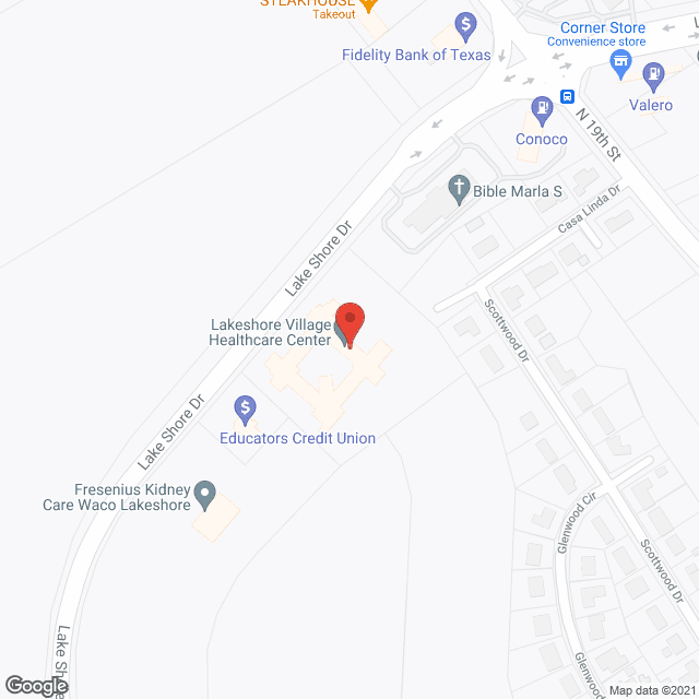 Lake Shore Village in google map