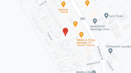 Map of the neighborhood around Whitney Retirement Village