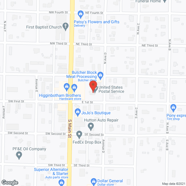 Colonial Oaks Nursing Home in google map