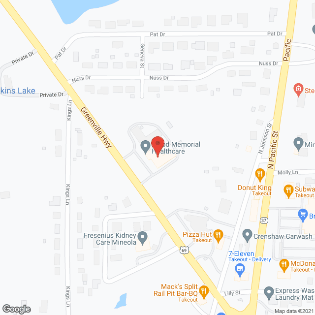 Wood Memorial Nursing Home in google map