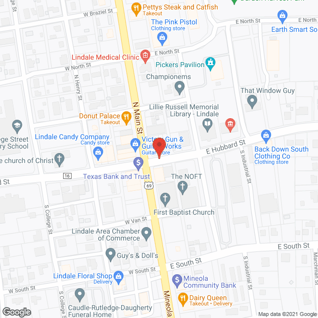 Lindale Health Care in google map