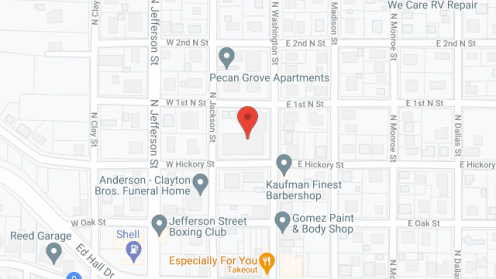Map of the neighborhood around Hickory Square Retirement Ctr