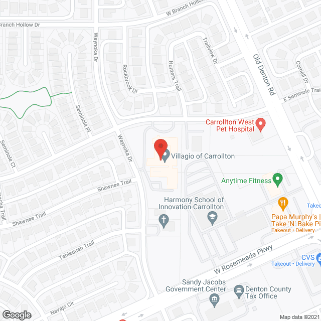 Villagio of Carrollton- DUP in google map