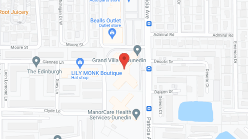 Map of the neighborhood around Wynwood of Dunedin
