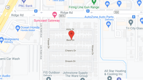 Map of the neighborhood around Suncoast Gateway Mobile Vlg