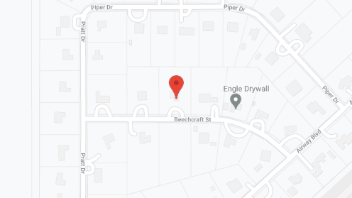 Map of the neighborhood around Beechcraft Inc