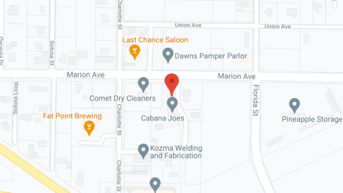 Map of the neighborhood around Marion Manor