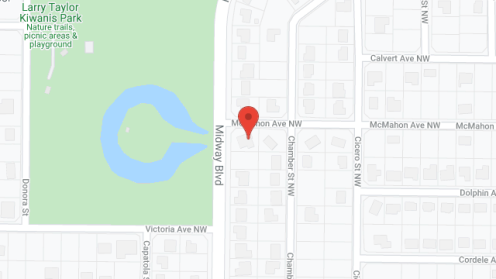 Map of the neighborhood around Welcome Home AFCH