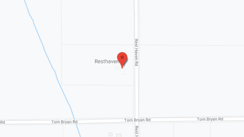 Map of the neighborhood around Resthaven