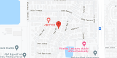 Pinellas Cascade Mobile Home in google map