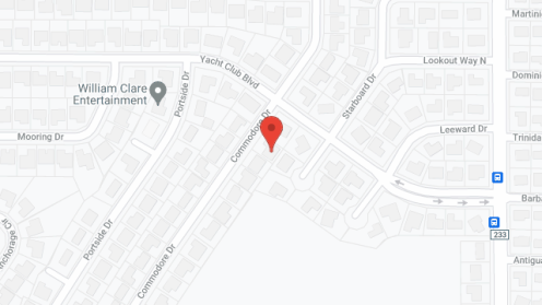 Map of the neighborhood around Krystyna's Home