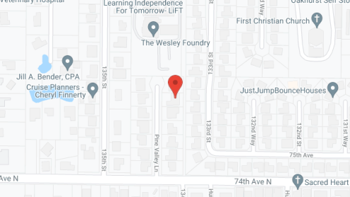 Map of the neighborhood around Home Sweet Home