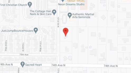 Map of the neighborhood around Greenbriar Manor