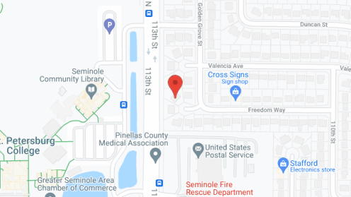 Map of the neighborhood around Freedom Court Manor