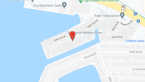 Map of the neighborhood around Sea Horse Mobile Home
