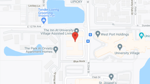 Map of the neighborhood around SeaCoast at Uptown Oaks