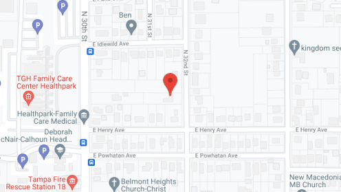 Map of the neighborhood around Ruby's Residence