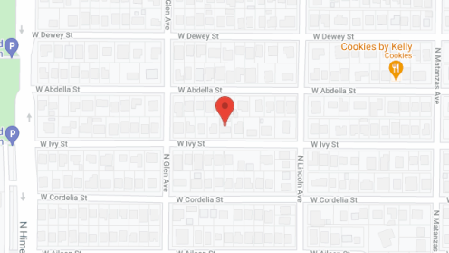Map of the neighborhood around Rose of Saron