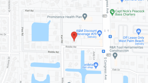 Map of the neighborhood around Julien Residence
