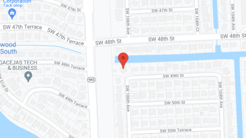 Map of the neighborhood around Magda's Home