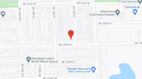 Map of the neighborhood around M and G ACLF Inc
