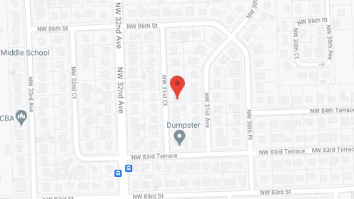 Map of the neighborhood around Bethel TLC