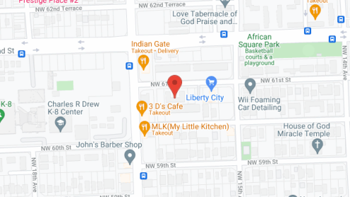 Map of the neighborhood around Loving Care Boarding Home
