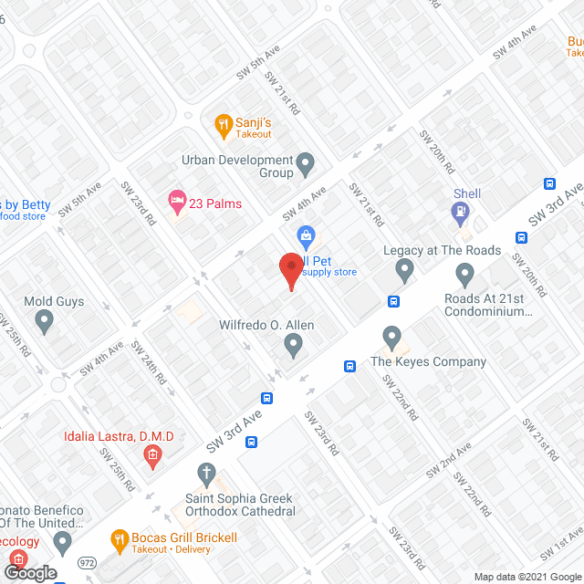 Blue Sky in google map