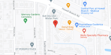 Howell Branch Court in google map