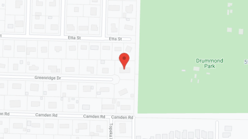 Map of the neighborhood around Greenridge House Group Home