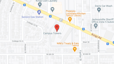 Campus Towers in google map