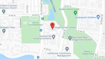 Hogans Creek Tower in google map