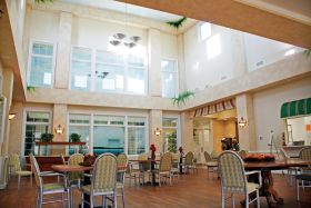 Runk and Pratt at Smith Moutain Lake indoor common area