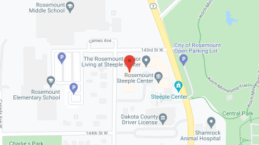 Rosemount Senior Living in google map