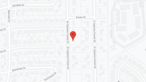 Map of the neighborhood around Arella on Jones Active Senior Community